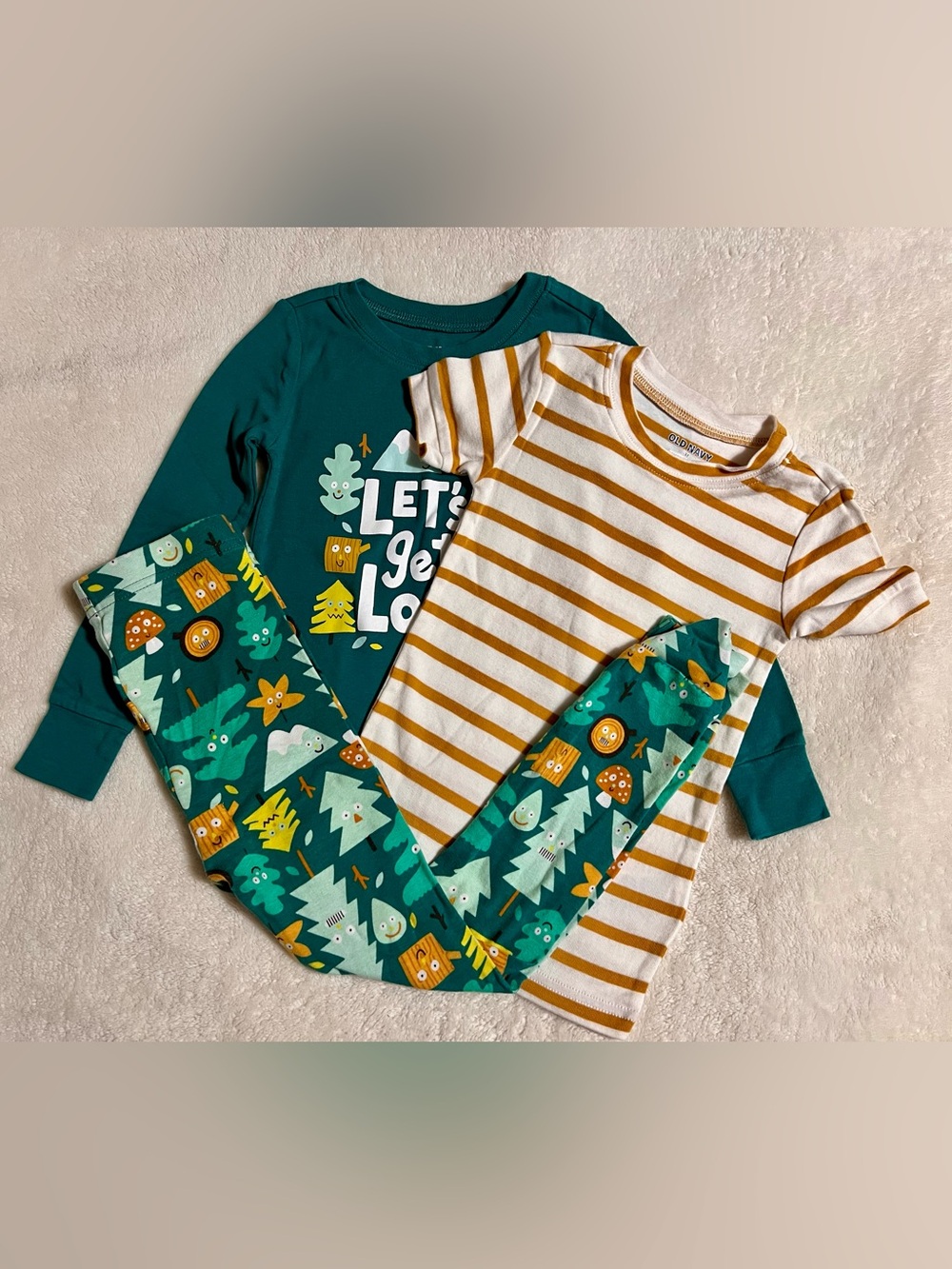Kids Forest Graphic Pajama Set